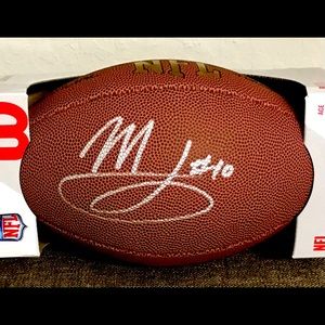COPY - Mac Jones Autographed Wilson FULL SIZE Wilson NFL Football